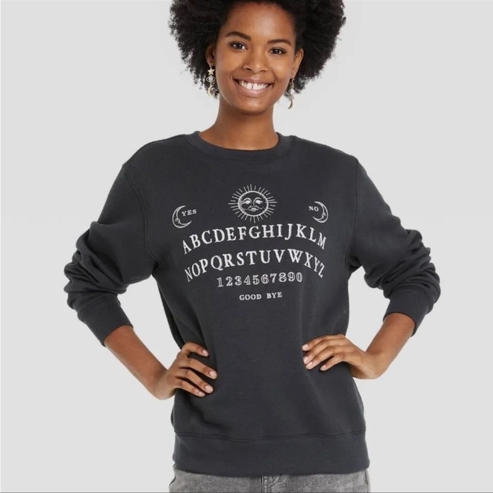Ouija Long Sleeve Black Sweatshirt XS